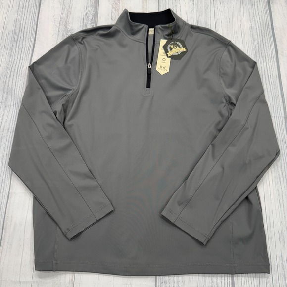 Rorie Whelan Other - NWT Rorie Whelan RW Golf 1/4 Zip Pullover XL Sweater Gray UPF 50 Mens
